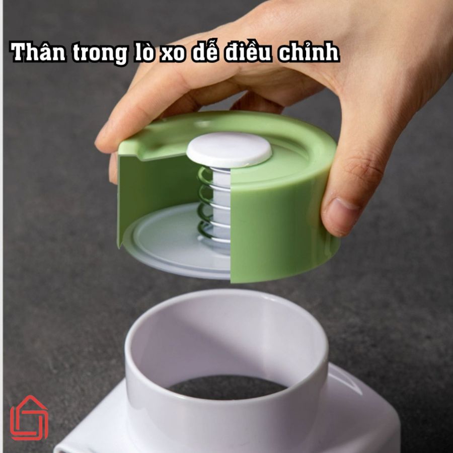Bộ nạo rau củ quả 5 lưỡi dao, INOX 304 không gỉ, đồ bào rau củ đa năng cao cấp đa năng tiện dụng nhà bếp