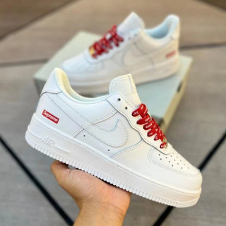 Giày Sneaker Nike_Air Force 1 Trắng Supreme, Giày AF1 Supreme Bản Chuẩn Full Box Bill Hottrend