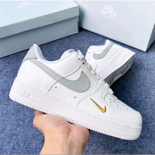 Giày af1 trắng vệt xám,giày thể thao sneaker nam nữ af1 vệt xám, full bill box hotrend