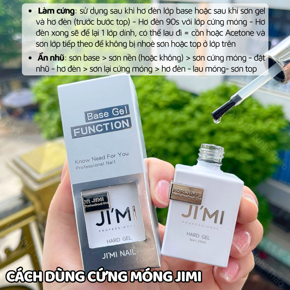 Base top JIMI 20ml dòng cao cấp của OUBOLI Nghi Thảo