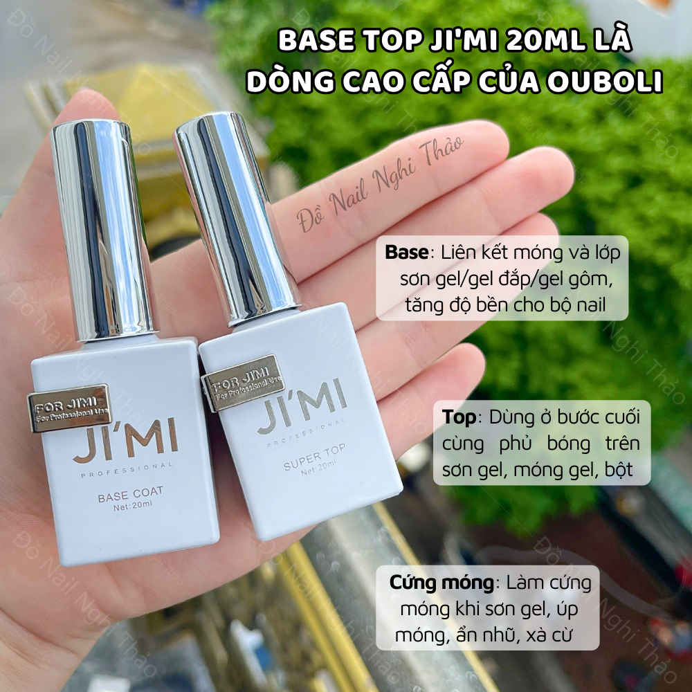 Base top JIMI 20ml dòng cao cấp của OUBOLI Nghi Thảo