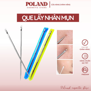 Cây nặn mụn 2 đầu, Que lấy nhân mụn, Kim lấy mụn 8cm