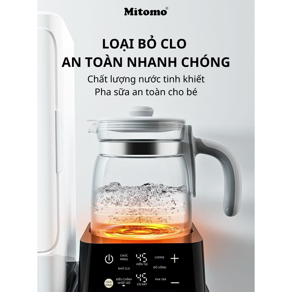 Máy tiệt trùng sấy khô hâm sữa UV-MT99 MAX - Bảo hành 5 năm chính hãng Mitomo