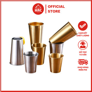 Cốc inox hàn quốc | ly inox 304 nhiều kích cỡ dung tích 200ml 300ml 400ml 500ml