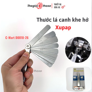 Thước căn lá đo khe hở c-mart d0018-26 - dụng cụ căn cò, chỉnh cò xe máy, ô tô chuyên nghiệp - thế giới thợ xe
