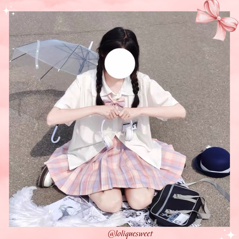 VÁY JK BRAND DOYOBI/ SAKURAJIMA/ TIỆM THỜI TRANG LOLITA JK CHÍNH HÃNG LOLI