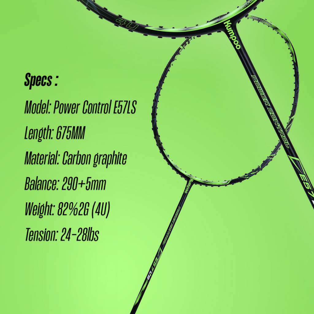 Vợt Cầu Lông Kumpoo Power Chính hãng Tặng dây căng vợt bảo hành 6 tháng