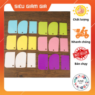 Set 3 Dao Cắt , Vét Bột Bằng Nhựa Đa Năng 