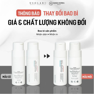 Tẩy da chết & sữa rửa mặt 2in1 enzyme yến mạch usolab bio soft oatmetal enzyme powder wash 50g