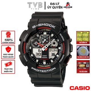 Đồng hồ nam Casio G-Shock chính hãng Anh Khuê GA-100-1A4DR (51mm)