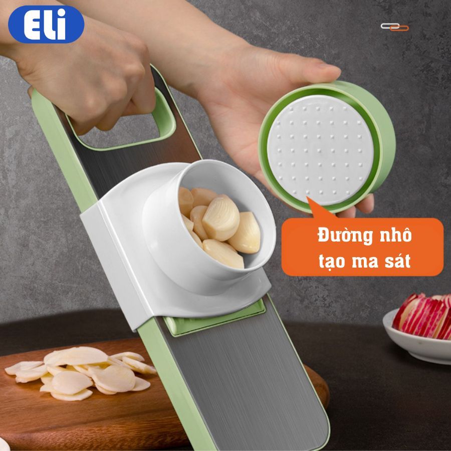 Bộ nạo rau củ quả 5 lưỡi dao, INOX 304 không gỉ, đồ bào rau củ đa năng cao cấp đa năng tiện dụng nhà bếp