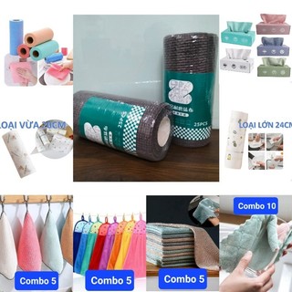 Cuộn khăn giấy lau bếp đa năng 20cm - 24cm