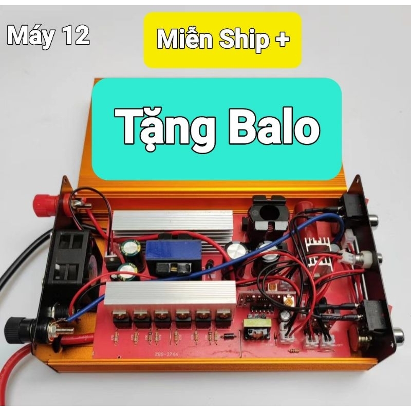 MÁY 12FET TẶNG BALO acquy