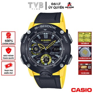 Đồng hồ nam dây nhựa Casio G-Shock chính hãng GA-2000-1A9DR (48mm)
