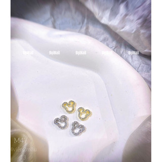 CHARM MICKEY ĐÁ M47 SET 4 VIÊN 2 MÀU