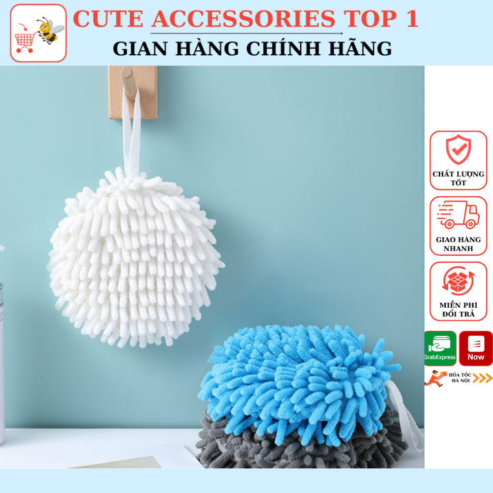 Khăn Bông lau tay nhà bếp, bông lau tay siêu thấm hút nước nhanh khô nhỏ gọn đẹp mắt tiện lợi, khăn lau đa năng 30022