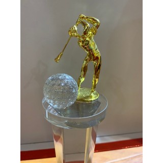 Cúp lưu niệm golf pha lê