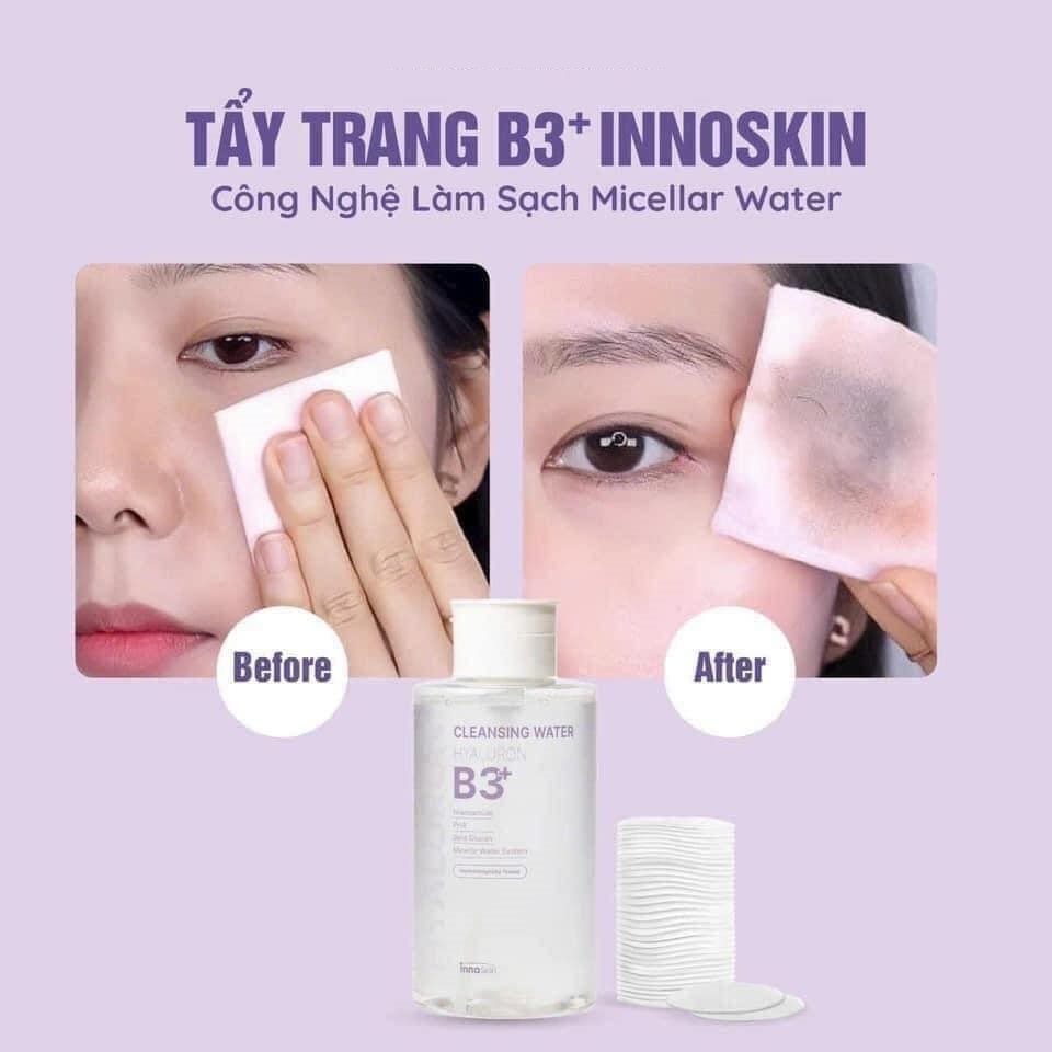 Nước tẩy trang Innoskin B3 Hyaluron Cleansing Water 500ml