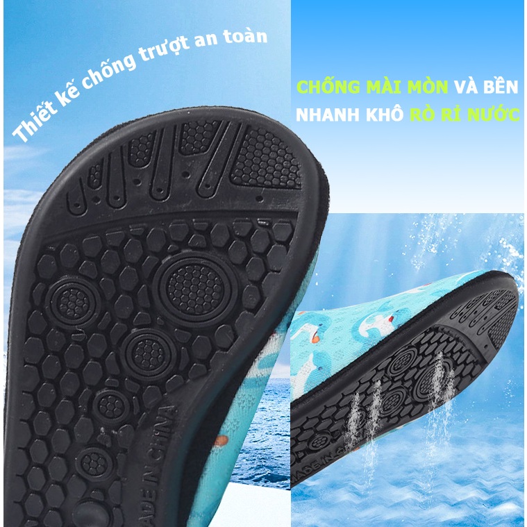 Mùa hè thoáng khí lưới sandal chống trượt bé sandal bé trai sandal bé gái sandal bãi biển sandal size22-35