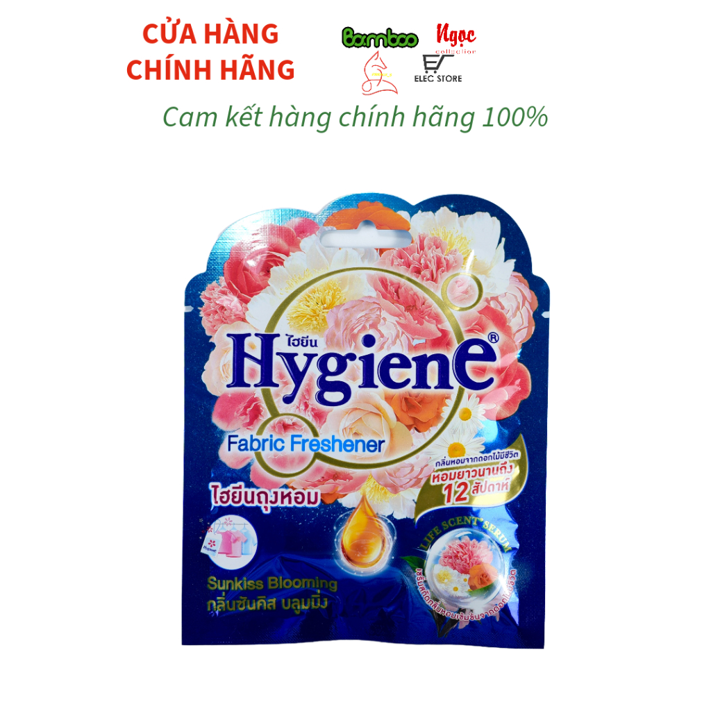 01 Túi Thơm Treo Tủ Quần áo Hygiene  Thái Lan