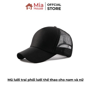 Nón kết, mũ lưỡi trai phối lưới nam nữ đẹp, thoáng khí, siêu nhẹ - Mũ lưỡi trai phối lưới thể thao cho nam và nữ