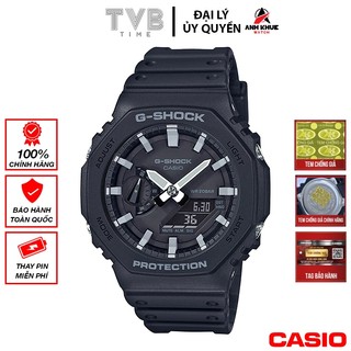 Đồng hồ nam dây nhựa Casio G-Shock chính hãng GA-2100-1ADR (45mm)