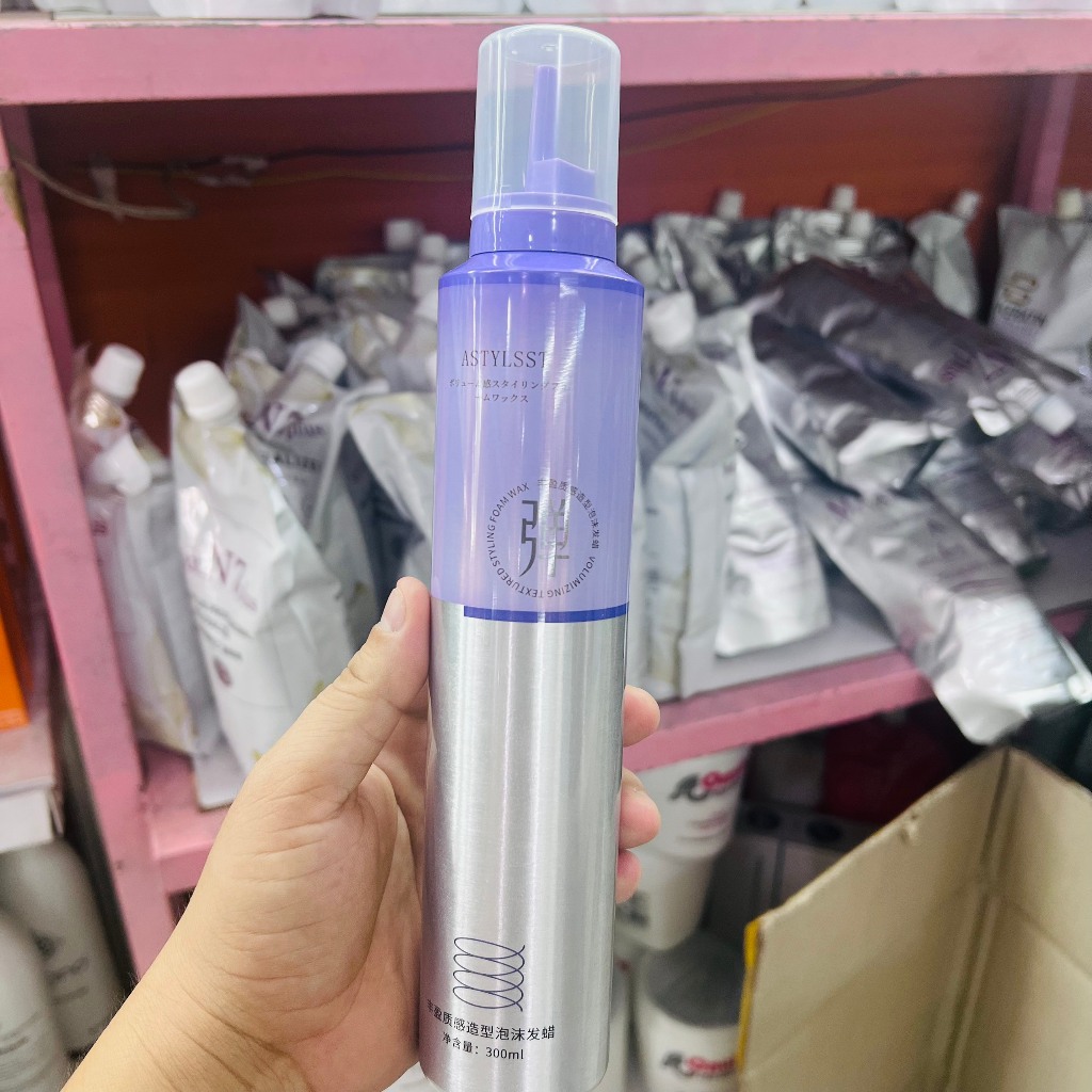 Gôm bọt mềm ASTYLSST tạo kiểu tóc xoan hippi hoặc xù mì