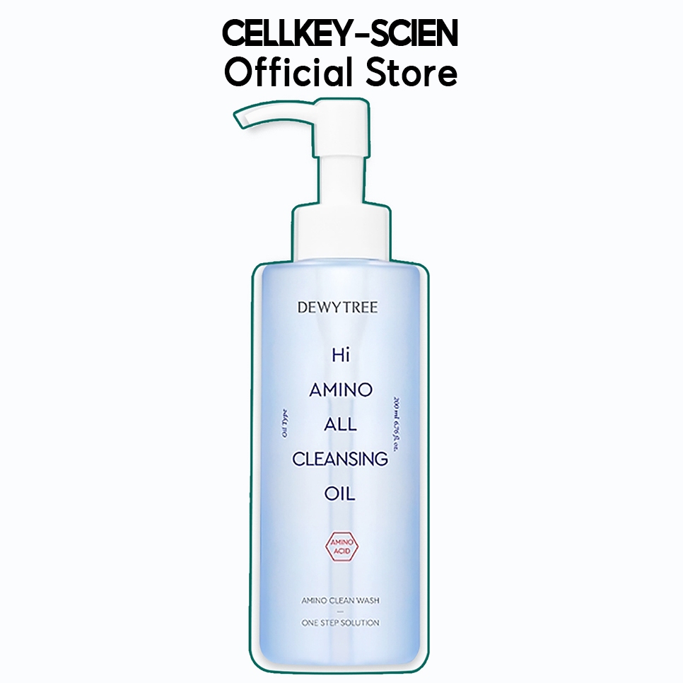 Dầu Tẩy Trang Làm Sạch Sâu Dưỡng Ẩm Cho Da Nhạy Cảm Dewytree Hi Amino All Cleansing Oil 200ml