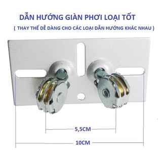 Puly dẫn hướng giàn phơi thông minh, Bộ phụ kiện giàn phơi, linh kiện giàn phơi Mà thợ sửa chữa ưa chuộng