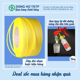 [HÀNG LOẠI 1] Dây đai nhựa PP Dong Ho TSTP cuộn 10-12kg dài 2000-2500m dùng để buộc kiện hàng đóng hàng container
