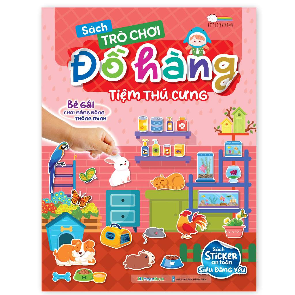Combo 5 cuốn Sách Trò chơi Đồ hàng cho bé gái  - Sách tương tác cho bé