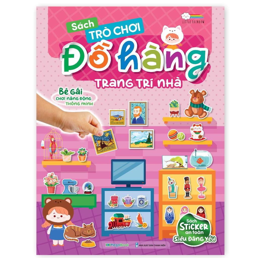Combo 5 cuốn Sách Trò chơi Đồ hàng cho bé gái  - Sách tương tác cho bé