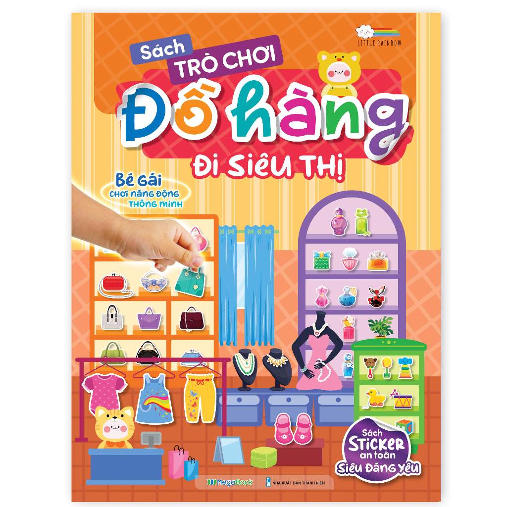 Combo 5 cuốn Sách Trò chơi Đồ hàng cho bé gái  - Sách tương tác cho bé