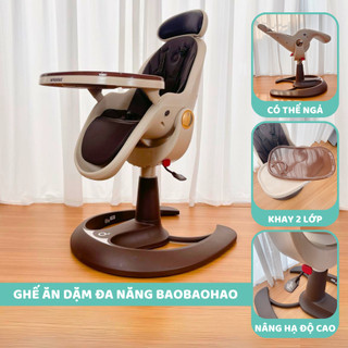 Ghế ăn dặm cao cấp cho bé hình phi thuyền Baobaohao 293 - 4 chế độ ngả - Nâng hạ độ cao