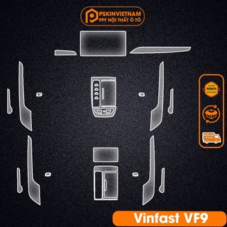 Bộ dán nội thất PPF VINFAST VF9 chống xước bảo vệ, che mờ vết xước nội thất T-Home&More