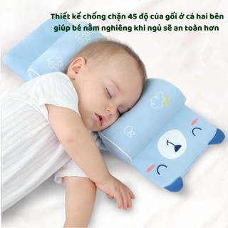 Gối ngủ gối trẻ em Gối Ôm Cho Bé, chống méo đầu bẹp đầu cho trẻ sơ sinh gối