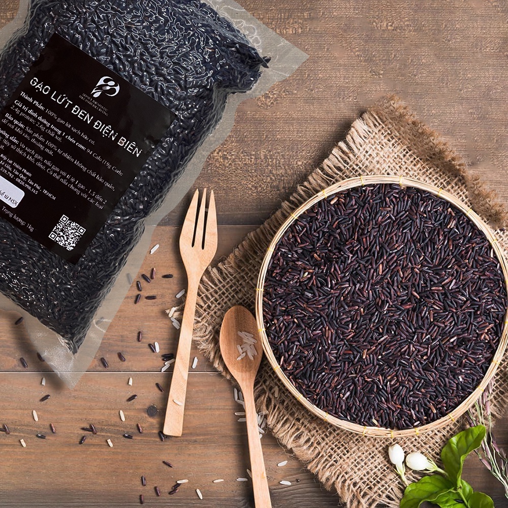 Gạo Lứt Đỏ, Gạo Lứt Đen Dẻo Điện Biên Hữu Cơ Tốt Cho Sức Khỏe  2Kg