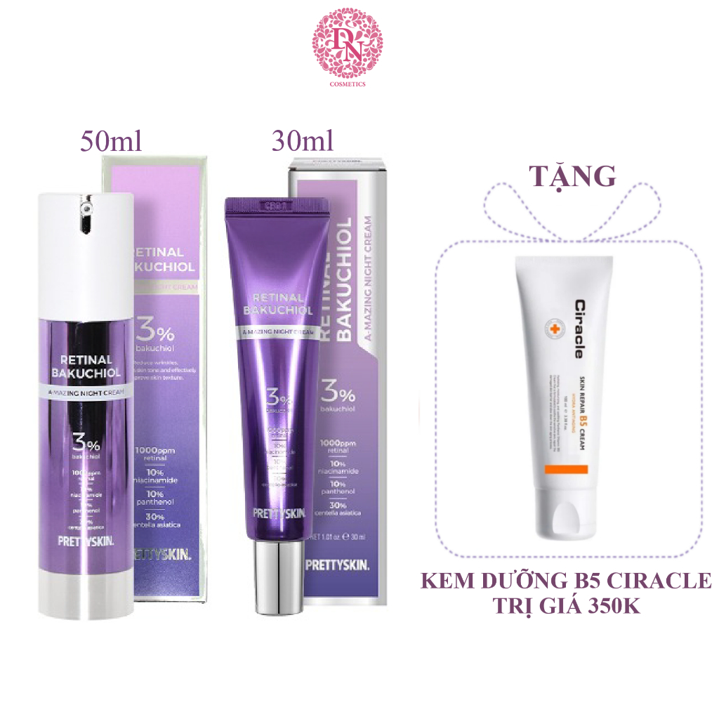 Kem dưỡng chống lão hóa Pretty Skin Retinal Bakuchiol A-mazing Night Cream