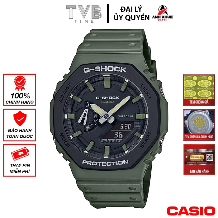 Đồng hồ nam Casio G-Shock chính hãng Anh Khuê GA-2110SU-3ADR