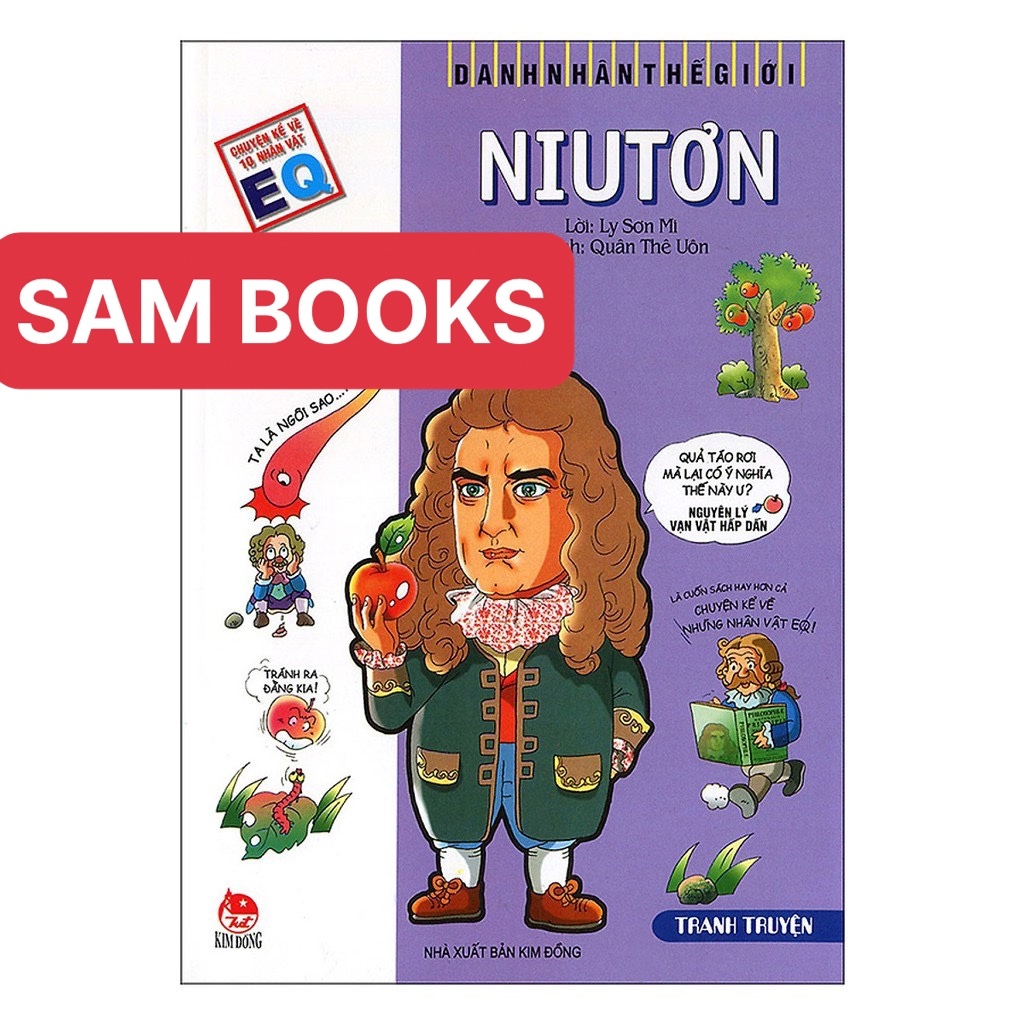 Danh nhân thế giới bộ 10 quyển bán lẻ kèm móc khóa nhân vật đáng yêu