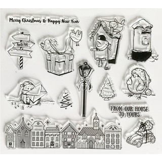 Dấu trong suốt clear stamp trang trí planner link 2