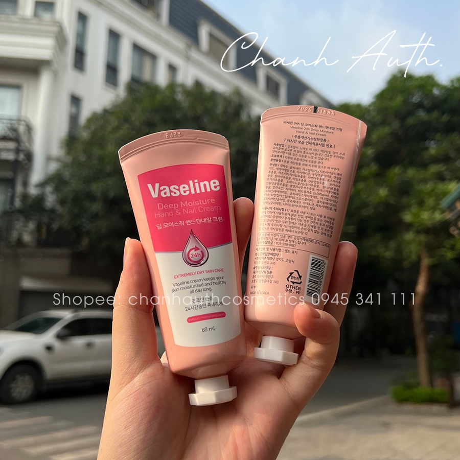 Kem dưỡng da tay móng tay và chân Vaseline nội địa Hàn