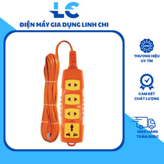 Ổ cắm điện sunny màu cam chịu tải lớn 4500w lõi sứ chịu tải công nghệ mới dây chịu tải dày dặn