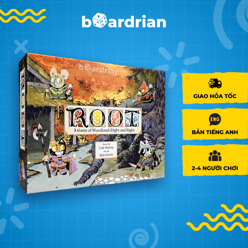 ROOT (BẢN TIẾNG ANH) - Trò chơi board game nội chiến rừng xanh