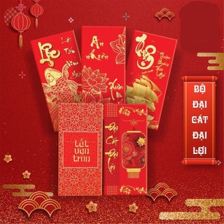 Combo 100 Bao lì Xì Tết GIÁP THÌN 2024 - Nhiều mẫu