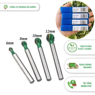 Bộ 4 mũi đầu phá lũa dùng lũa gỗ, làm bonsai cây cảnh trục 6mm - Công cụ Bonsai Đà Nẵng