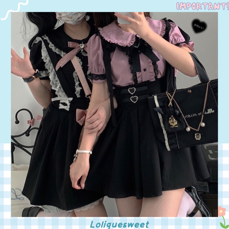 VÁY YẾM PHONG CÁCH NHẬT BẢN/BRAND KITTYBXLLET /TIỆM NHỎ JK LOLITA CHÍNH HÃNG LOLIQUESWEET