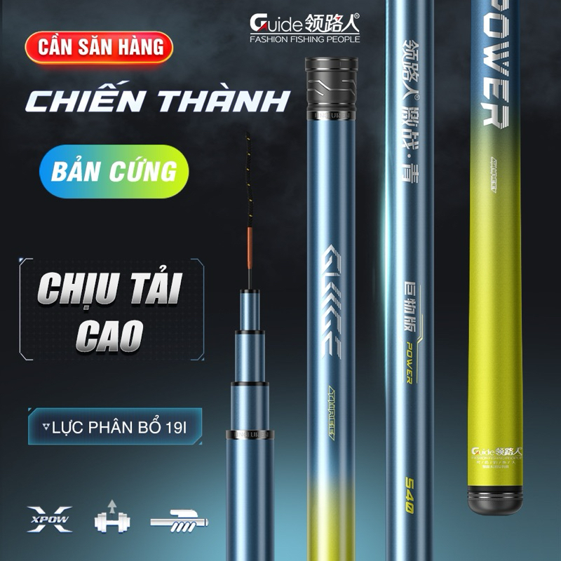 Cần Câu Tay Guide Chiến Thành Săn Hàng- Cần Câu Đơn, Cần Câu Đài Chuyên Săn Hàng, Câu Cá Lớn Hãng Gu