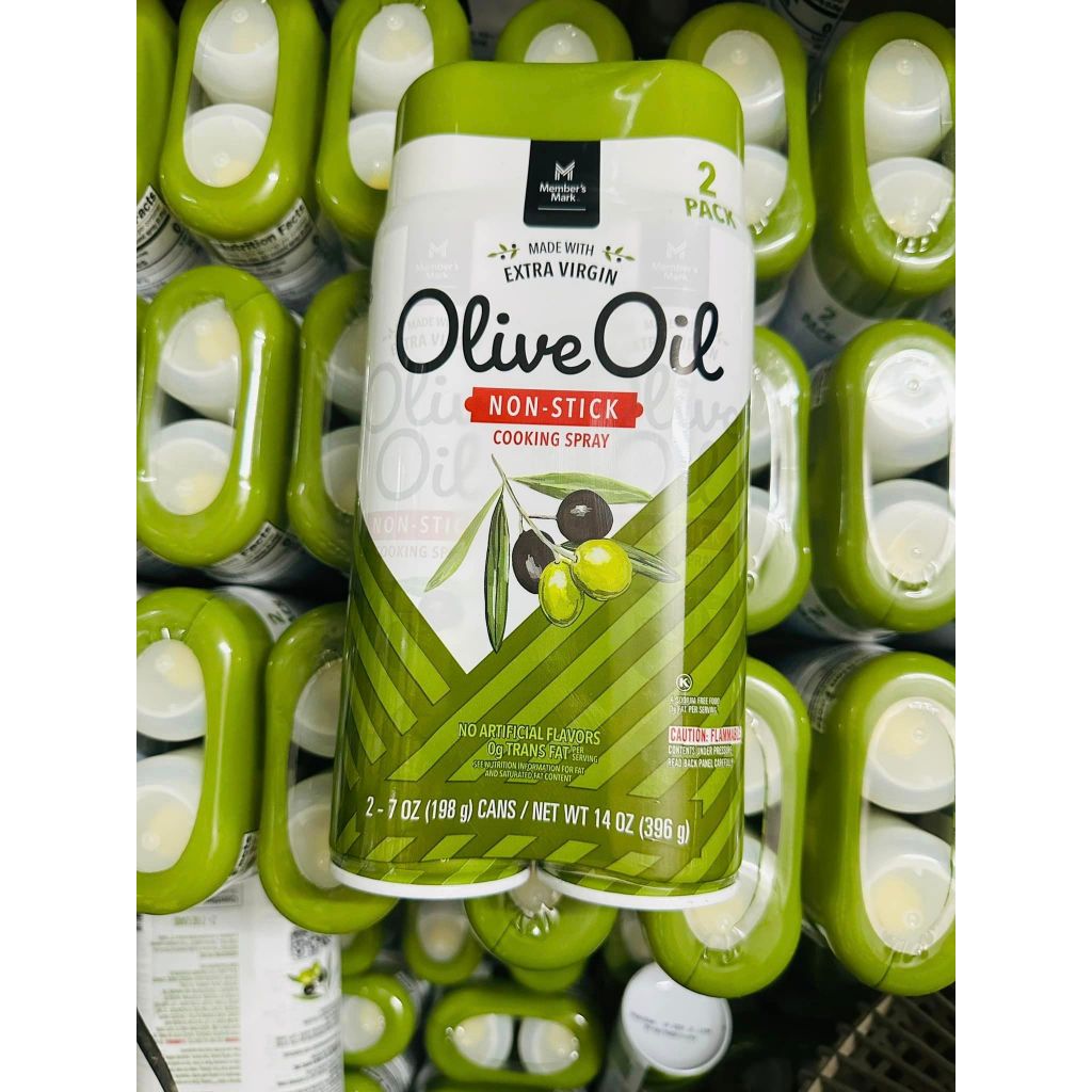 Dầu Ăn Kiêng OLIVE OIL Non-stick Dạng Xịt 7 oz-198g