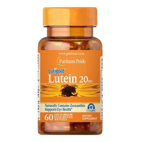 Viên uống Lutigold Lutein 20MG Puritan's Pride giúp bổ mắt